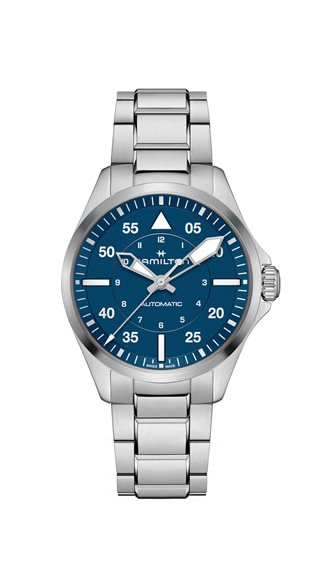 Orologio Hamilton Uomo Khaki Aviation Auto in Acciaio H76305140 - H76305140